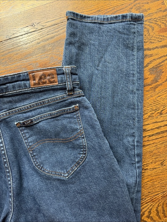 Lee Denim - Lee Vintage Straight Leg High Waist Medium Wash Denim Mom Jeans 8 M